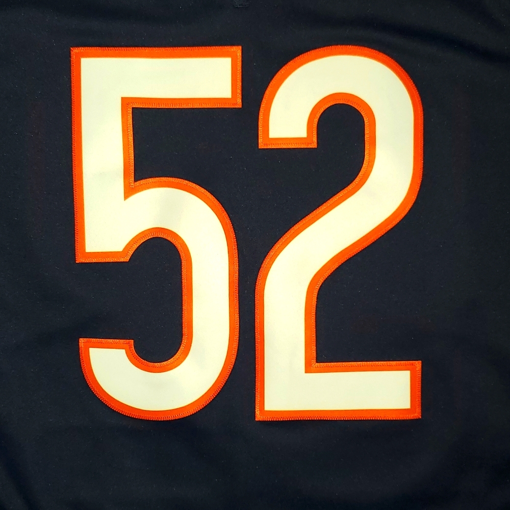 Chicago Bears Khalil Mack Home Navy Blue Nike Vapor Limited Jersey - Picture 3 of 11